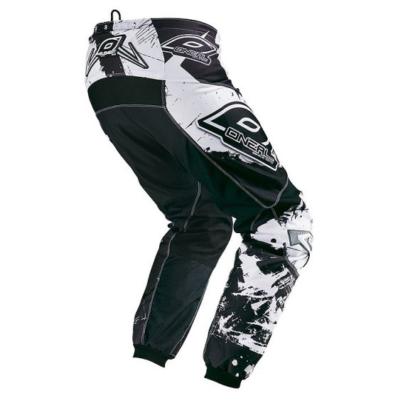 Kalhoty - O'NEAL Element Shocker 2016 - černo-bílá
