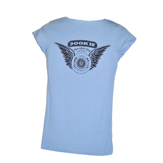 Dámské triko - DOOKIE Angel 2016 - modrá S (likvidace skladu)