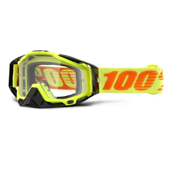 Brýle - 100% Racecraft 2017 - Attack Yellow (čiré sklo)