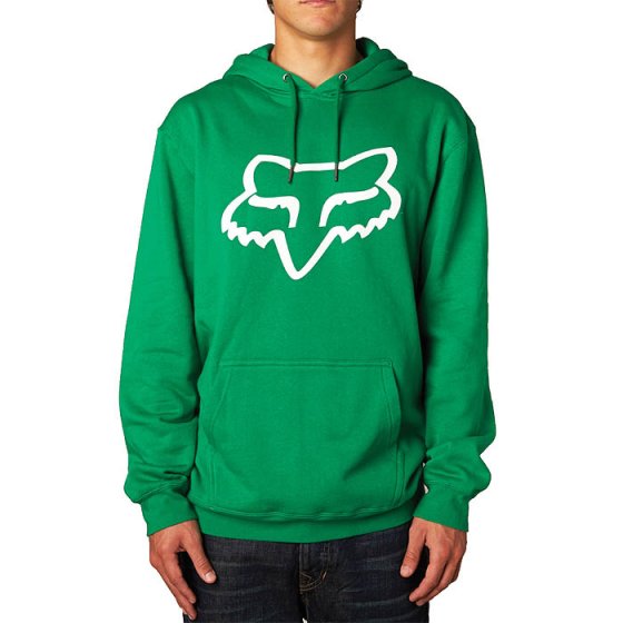 Mikina - FOX Legacy Fox Head Pullover Fleece 2014 - zelená