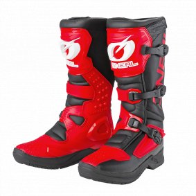 Boty na motocross - O´NEAL RSX - černá / červená