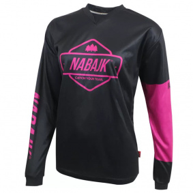 Dámský dres - NABAJK Deshtny LS 2024 - Black / Pink