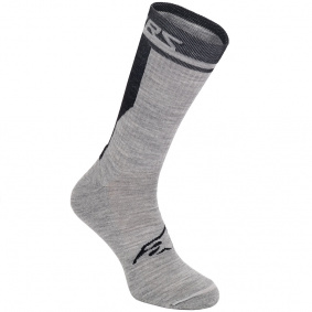 Ponožky - ALPINESTARS Merino Lite Socks 24- Grey/Black
