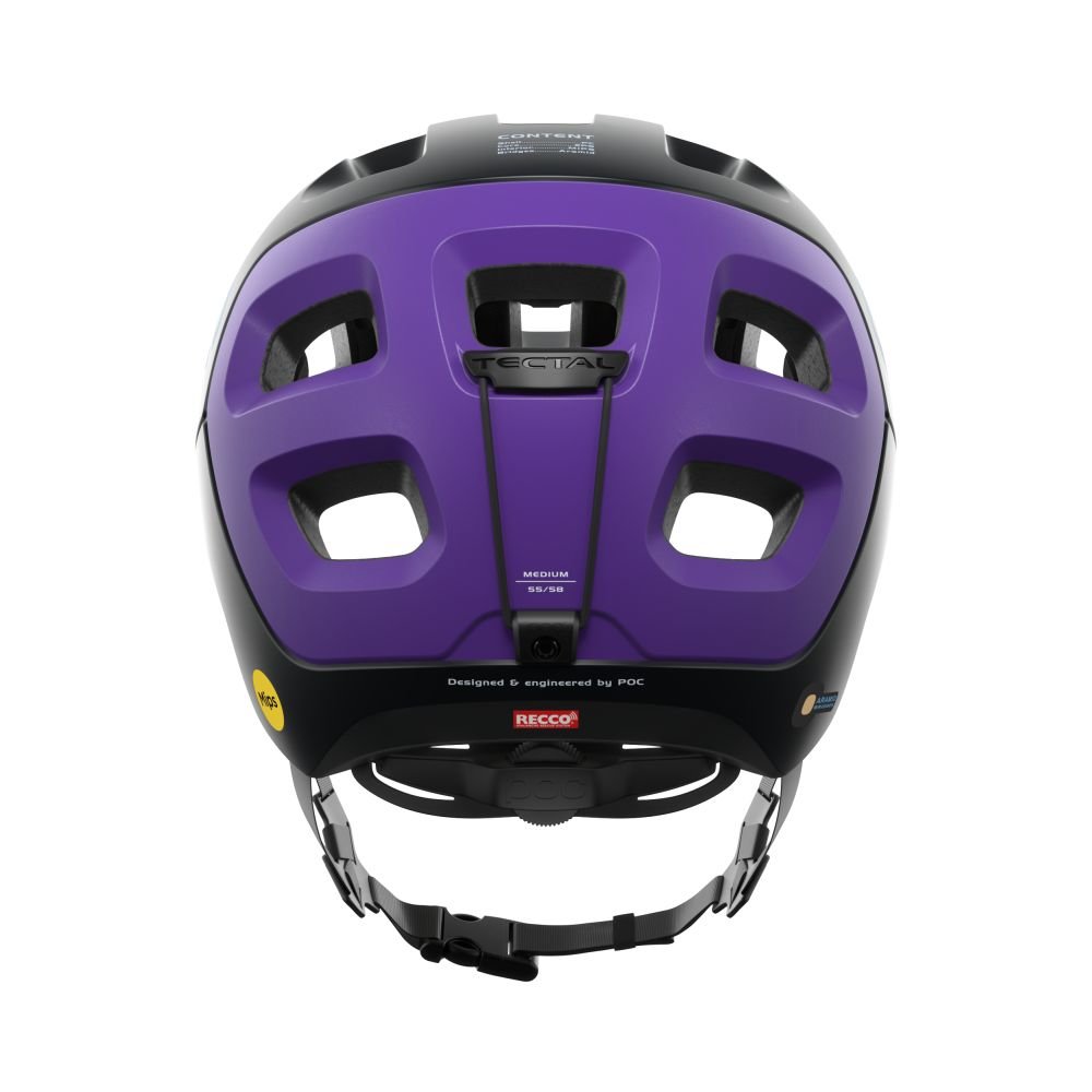 P ilba MTB POC Tectal Race MIPS Uranium Black Sapphire Purple Metallic Matt DOOKIE.cz