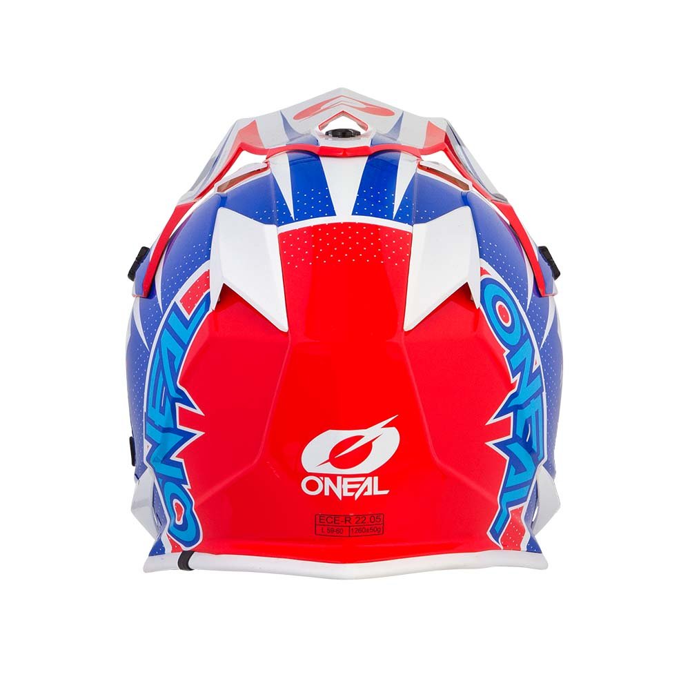 Integrální přilba O'NEAL 7 Series STRAIN 2019 modrá/červená DOOKIE.cz