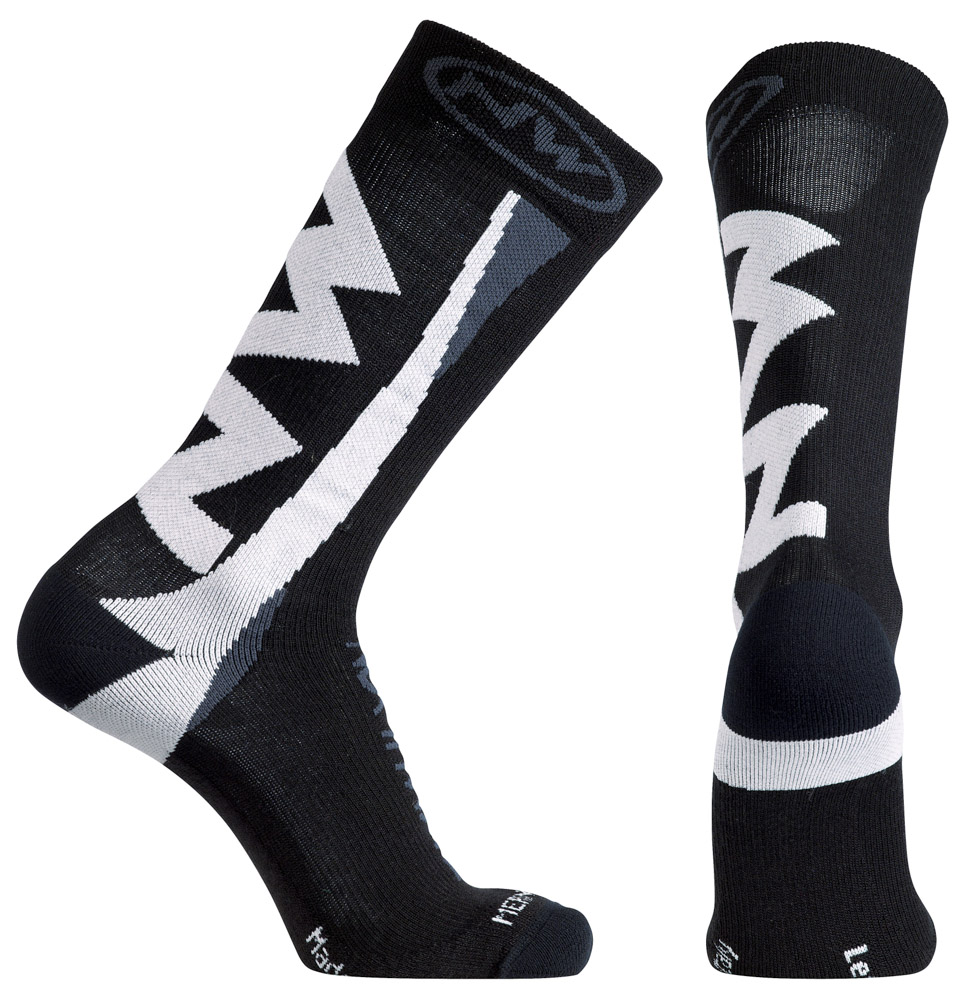 Ponožky - NORTHWAVE Extreme Socks - černá/bílá S