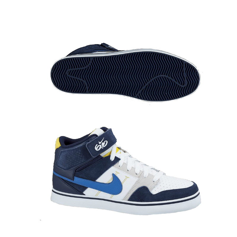 Boty NIKE 6.0 Mogan MID 2 Second Edition Navy Vrsty DOOKIE.cz