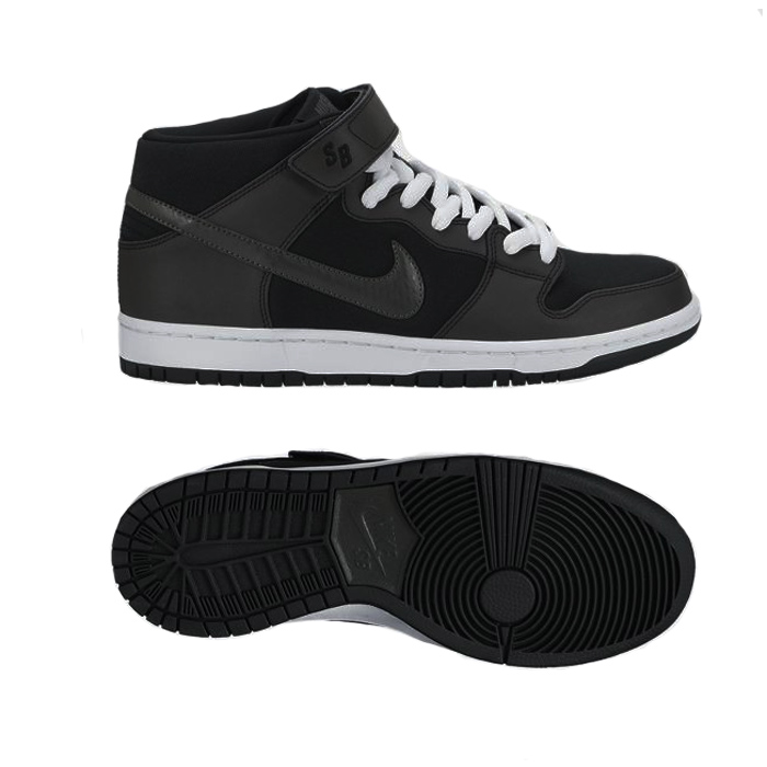 Boty - NIKE Dunk MID Pro - Black Charred Grey | DOOKIE.cz