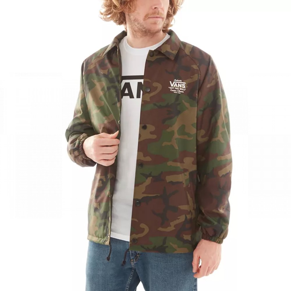 vans windbreaker camo