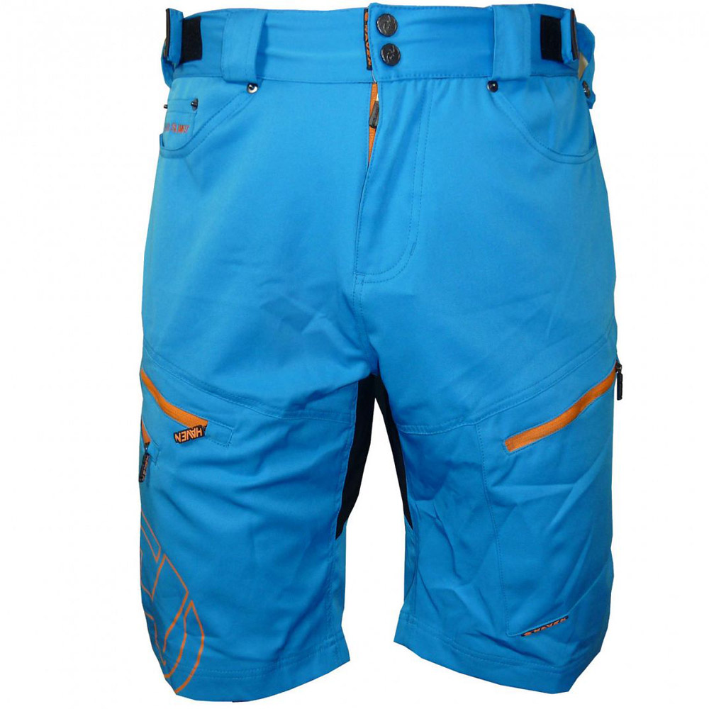 Kraťasy - HAVEN Navaho SlimFit - modrá/oranžová XL