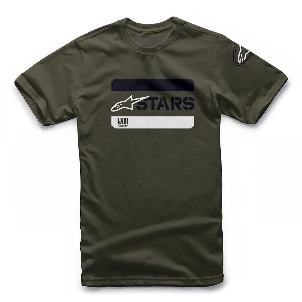 Triko ALPINESTARS Barred Tee 2019 Military Green DOOKIE.cz