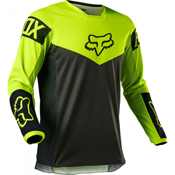 Dětský dres - FOX 180 Revn 2021 - Fluo Yellow