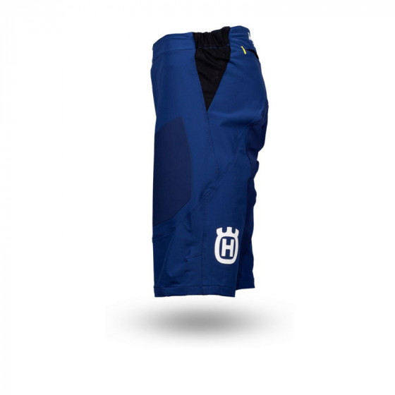 Kraťasy - HUSQVARNA Accelerate DH Shorts 2021 - Blue/Yellow
