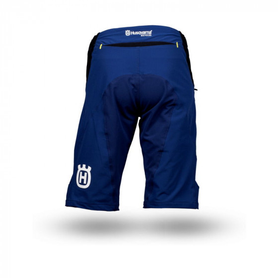 Kraťasy - HUSQVARNA Accelerate DH Shorts 2021 - Blue/Yellow