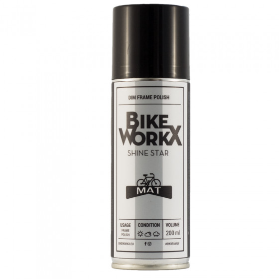 Čistící prostředek -BIKEWORKX Shine Star Matt - 200 ml