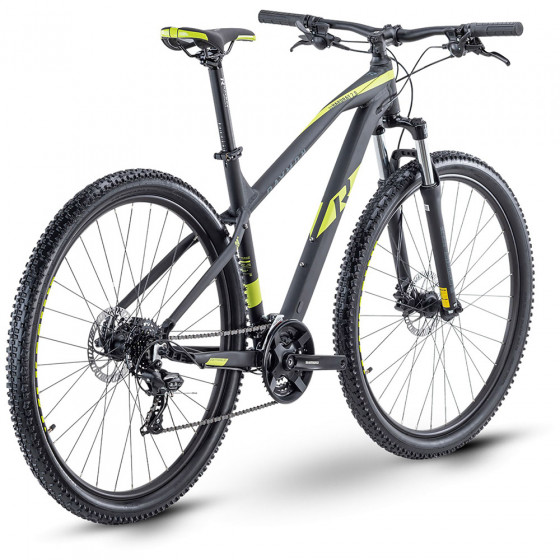 Horské MTB kolo - RAYMON HardRay Nine 2.0 2021 - Black/Lime Matt