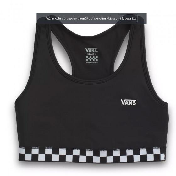 Sportovní podprsenka - VANS Skate Bralette - černá