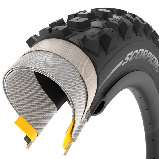 Plášť MTB - PIRELLI Scorpion Enduro S Hardwall 27,5x2,4 - kevlar