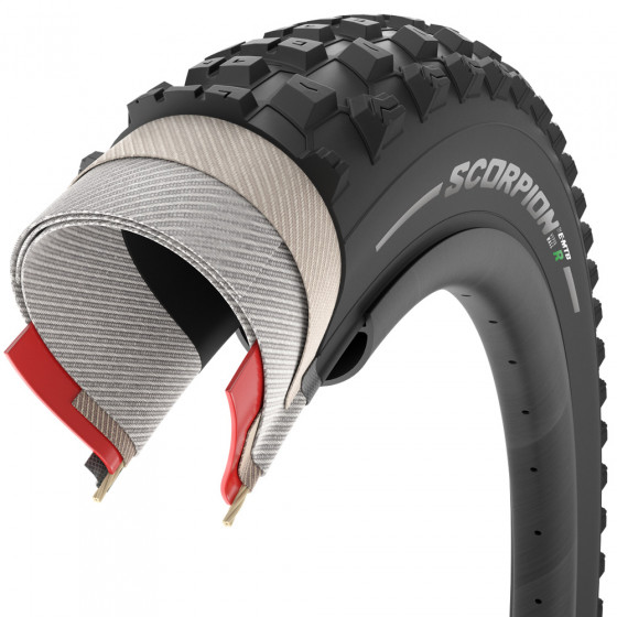 Plášť MTB - PIRELLI Scorpion E-MTB R Hyperwall 29x2,6 - kevlar