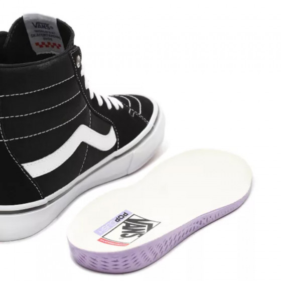 Boty - VANS SK8-HI Skate - Black / White