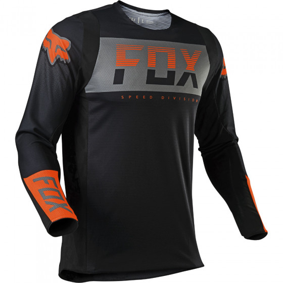 Pánský dres Fox 360 Afterburn Jersey Black S