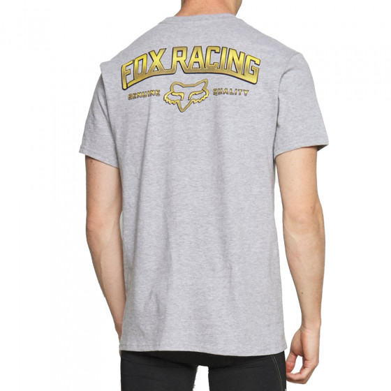 Triko - FOX Bronca Ss Pocket Tee - Light Heather Grey