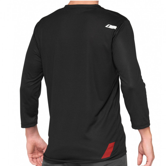 Dres - 100% Airmatic 3/4 Sleeve 2021 - Black/Red