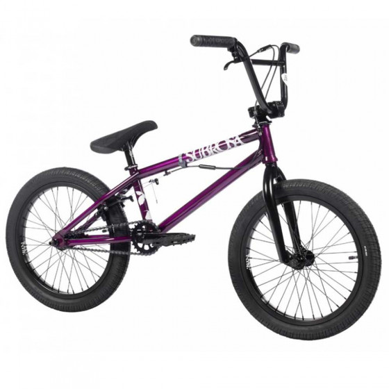 Dětské freestyle BMX kolo - SUBROSA Wings Park 18" 2021 - Translucent Purple