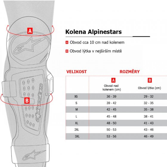 Chrániče kolen - ALPINESTARS PARAGON PRO - černá