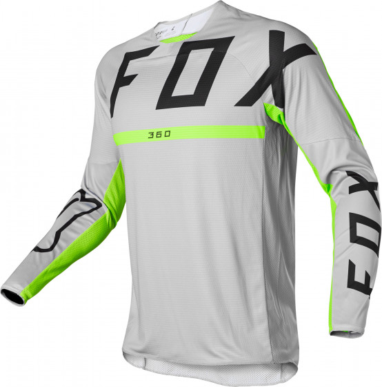 Pánský MX dres Fox 360 Merz Jersey Steel Grey 2X