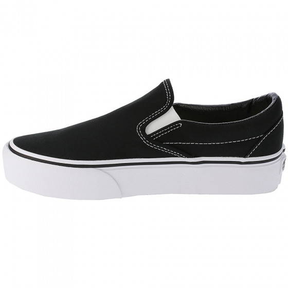 Boty - VANS Classic Slip On - Black/White