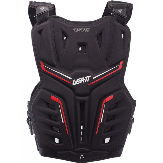 Chráničová vesta - LEATT Chest Protector 3DF Air Fit Vest - Black/Red