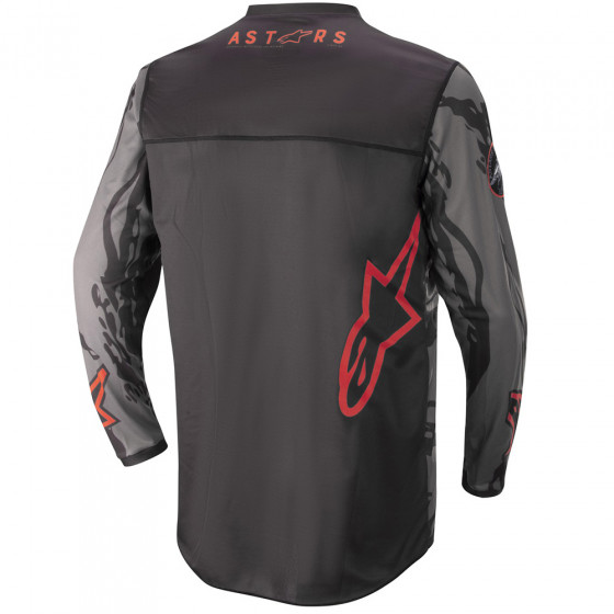 Dres - ALPINESTARS Racer Tactical 2022 - černošedý maskáč