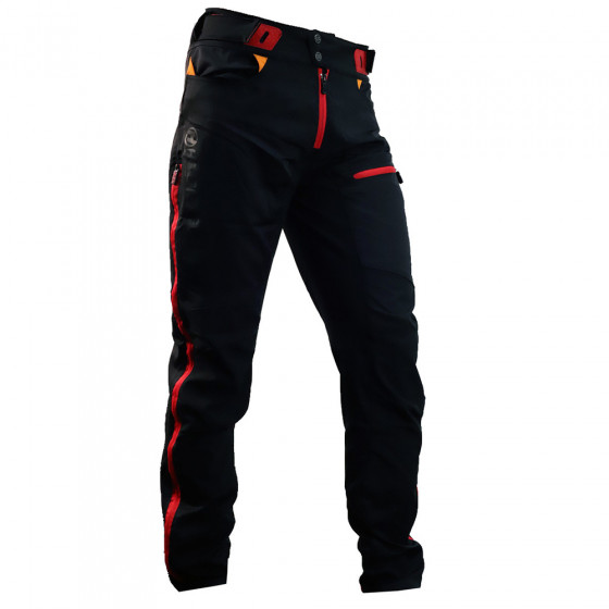 Kalhoty - HAVEN Singletrail - černá/červená