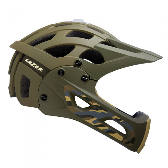 Přilba - LAZER MTB Revolution FF MIPS 2021 - Khaki Green Camo