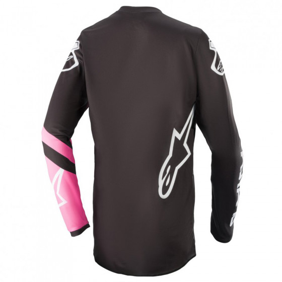 Dámský dres - ALPINESTARS Stella Fluid 2022 - Black/Pink Fluo