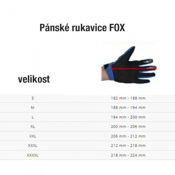 Rukavice - FOX Defend Glove 2021 - Black