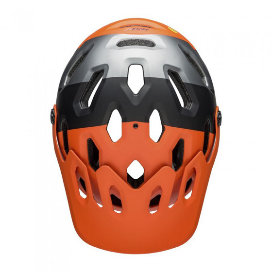 Přilba MTB - BELL Super 3R Mips 2021 - Matt Orange/Black