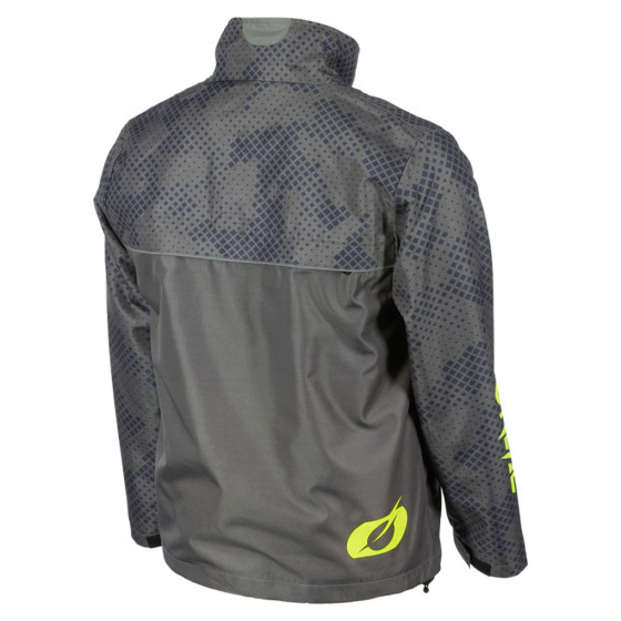 Bunda - O'NEAL Shore Rain Jacket  - šedá/žlutá