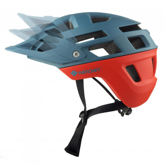 Přilba MTB - HATCHEY Riot - Steel Blue