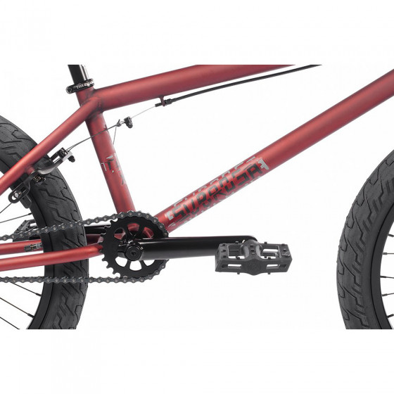 Freestyle BMX kolo - SUBROSA Tiro XL 21" 2022 - Matte trans red