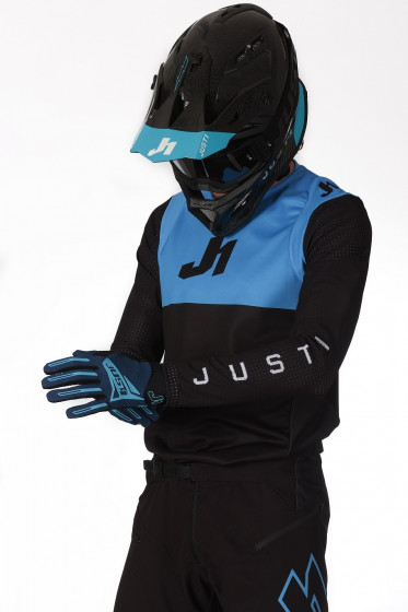 Kalhoty JUST1 J-FLEX černá/modrá 26