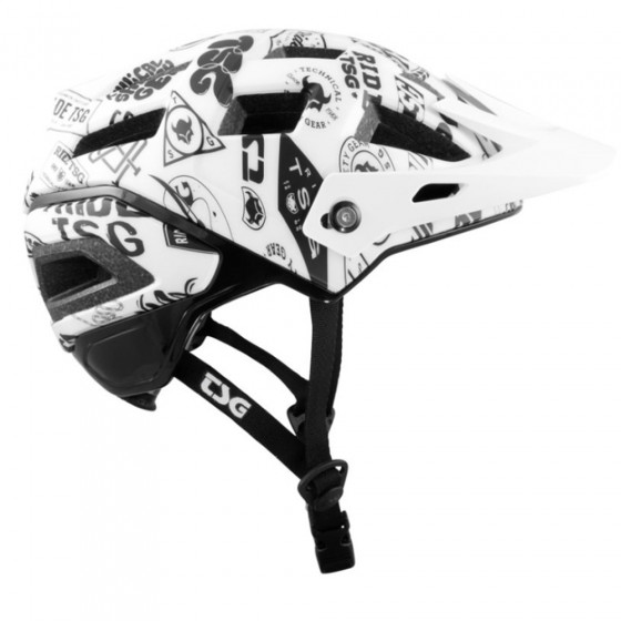 Přilba MTB - TSG Scope - Graphic Desing White Sticky