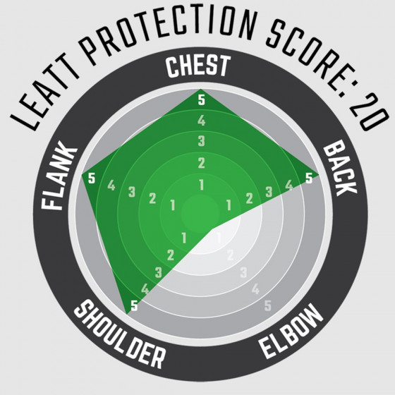 Chránič trupu a ramen - LEATT 6.5. Pro  Chest Protector - černá