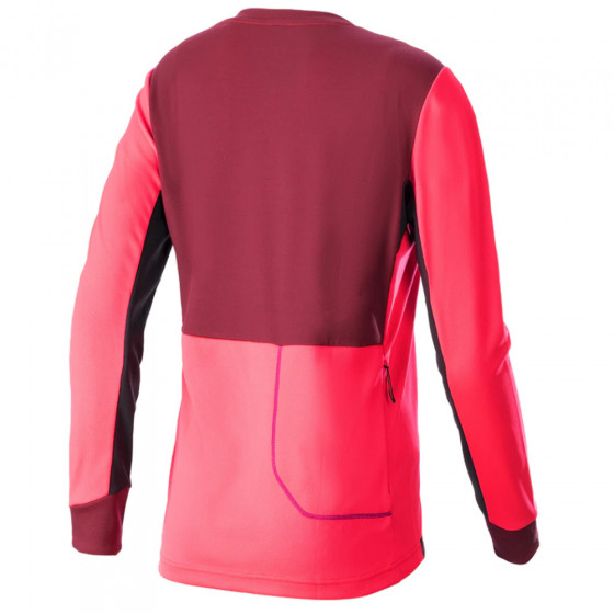 Dámský dres - ALPINESTARS Stella Drop LS 2 2022 - Diva Pink