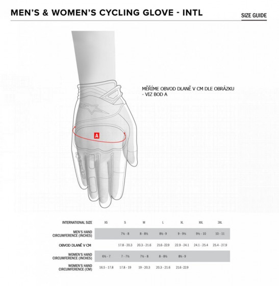 Rukavice - ALPINESTARS Freeride - Bright Red/White