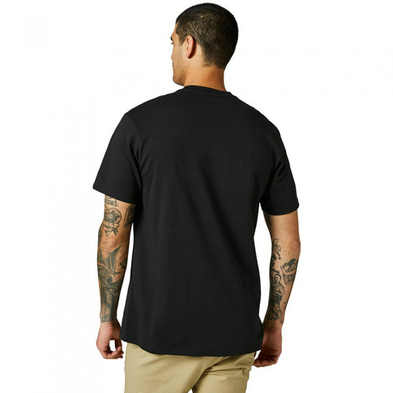 Triko - FOX Legacy Foxhead Ss Tee 2022 - Black / Black