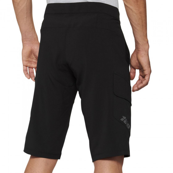 Kraťasy - 100% RideCamp Shorts 2022 - Black