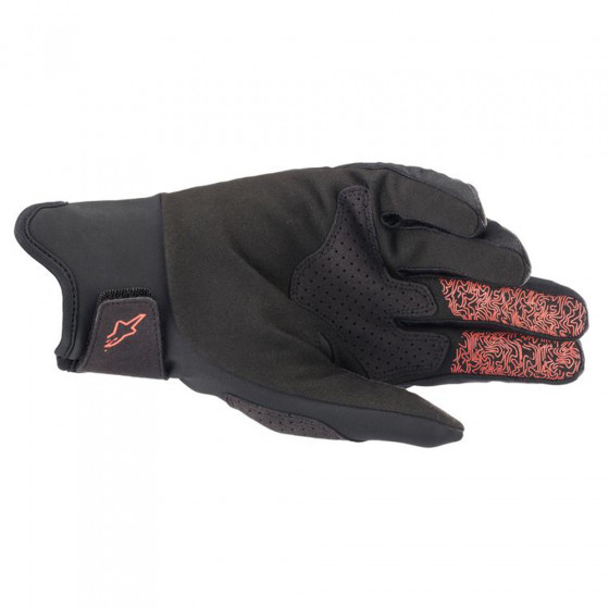 Rukavice - ALPINESTARS Denali 2 - Black / Coral Fluo