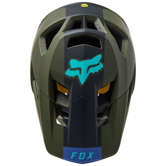 Integrální přilba - FOX Proframe Helmet Blocked Ce - Olive Green